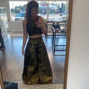 Palazzo pant 3 piece set. Size 4.